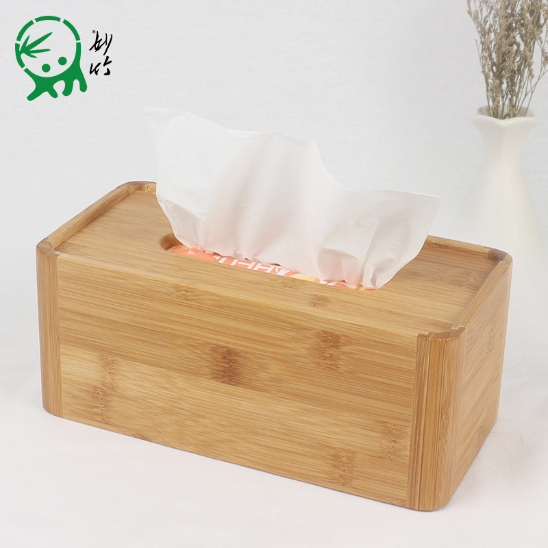 Yuzhu household living room toilet carton carton paper box creative simple Chinese namboo tabletop napkin carton car