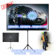 Portable projection screen 100 inch 80 inch car removable outdoor folding home 4K floor bracket curtain