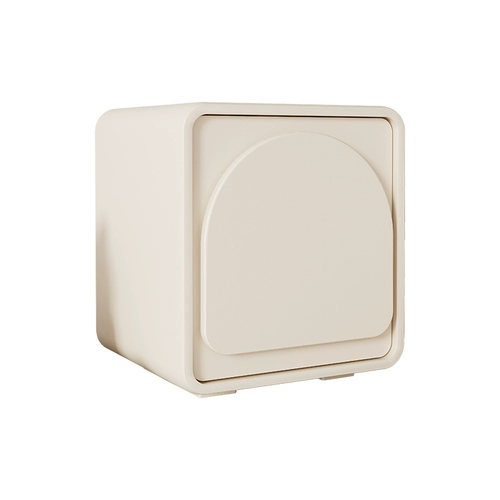 Белый милый французский кремовый прикроватный шкаф INS Wind Small Leather Kids's Sleeds Простая и современная дизайн чувства дизайна