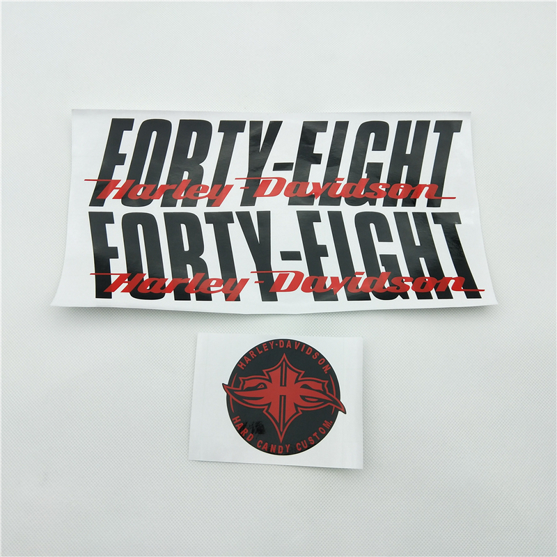 Harley Personalized Creative Internet Celebrity Stickers Xl883N Xl1200N Sportster X48 Letter Fuel Tank Decorative Decals
