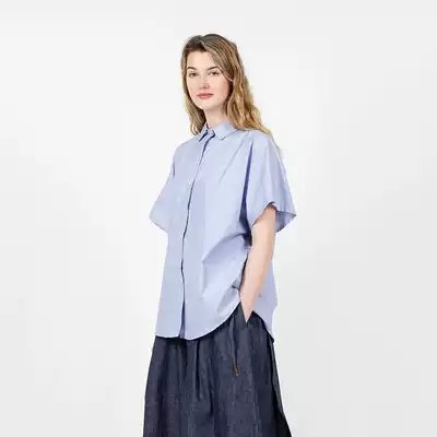 Casual daily wear orSlow Shoulder-free women's shirt KIMONO SLEEVE SHIRT 8005