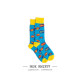 호주 SOCKSOCIETY 팝 스타일의 편안한 올 시즌 남성용 및 여성용 긴 양말 87752 Superman