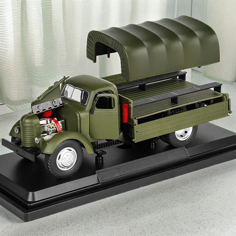 1:36 Scale Liberation Military Alloy Ca10 Cargo Truck Model Transport Truck Pull-Back Sound and Light Toy 1:36 Scale Liberation Military Alloy Ca10 Cargo Truck Model Transport Truck Pull-Back Sound and Light Toy