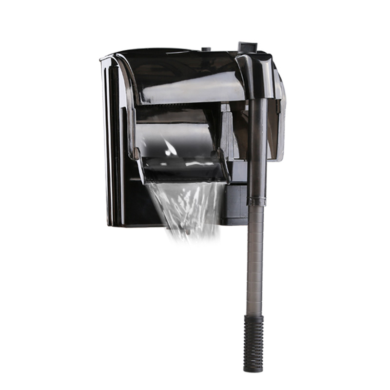Sensen HBL-601 mute wall-mounted fish tank biochemical filter outside the tank filter 5W with activated carbon plate