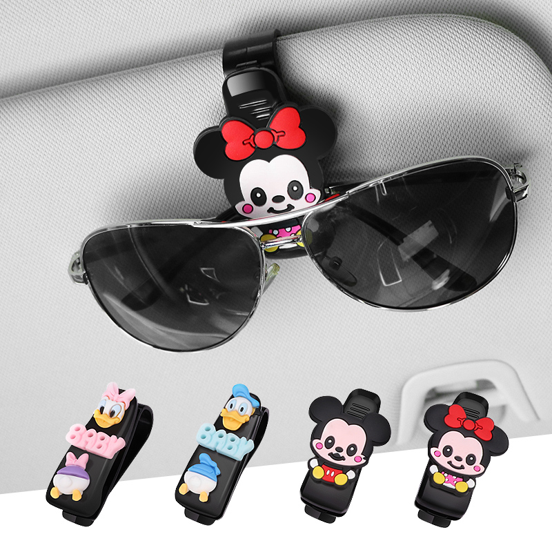 Car glasses clip car supplies glasses box sun visor storage multi-function bracket car interior sunglasses clip eye