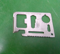  Field multi-function portable tool card outdoor camping screwdriver corkscrew wrench serrated knife