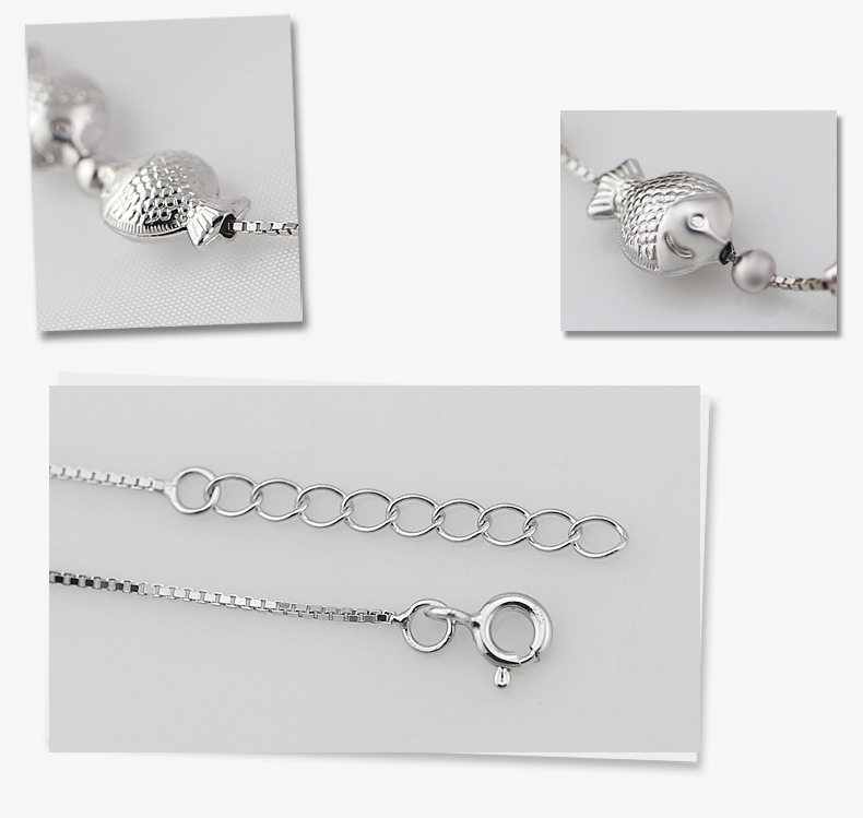 Bracelet de cheville Femme en Argenterie - Ref 3102363 Image 17