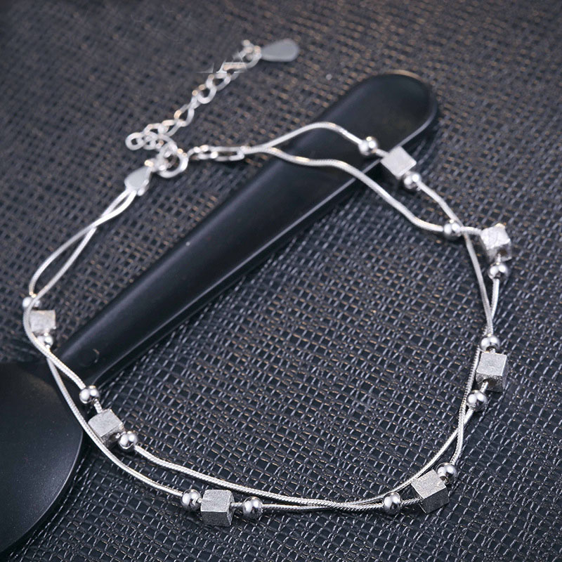 Bracelet de cheville Femme en Argenterie - Ref 3102499 Image 1