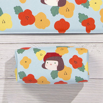 Literary laptop power pack Mouse headset storage bag Charger Mobile power supply Cosmetic stationery bag