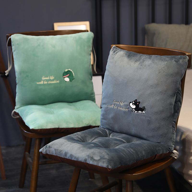 Cartoon Cushion Waist Backrest Integrated Chair Cushion Fart Cushion Student Cushions Office For Long Sitting Computer Chair Cushion All Season Universal