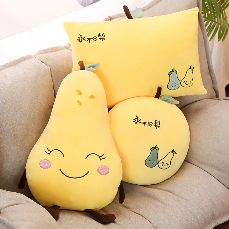 Net Red never distinguish pear pillow pear pillow office cushion sofa living room back cushion cute bedside pillow
