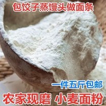 New farmhouse freshly ground wheat flour household steamed bread noodles dumplings white flour wheat flour high gluten flour 5kg
