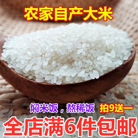 Farmhouse self-produced Shandong rice steamed rice New rice Non-Northeastern rice flower fragrance Late stalk rice 250g Bulk