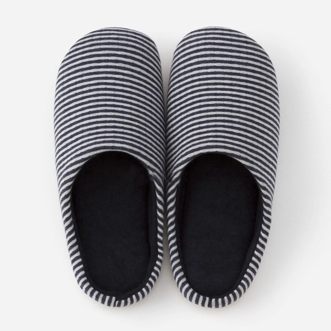 Spring Autumn Day Style Striped home Soft Bottom Indoor head Slippers Home Shoes