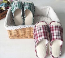 Couple foreign trade home sewing shoes comfortable home slippers