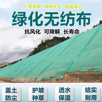 Green Non-Woven Fabric Green Film for Garden Construction Sites, Dust-Proof Cover, Soil Cloth, Slope Protection, Lawn Planting, Non-Woven Fabric Roll