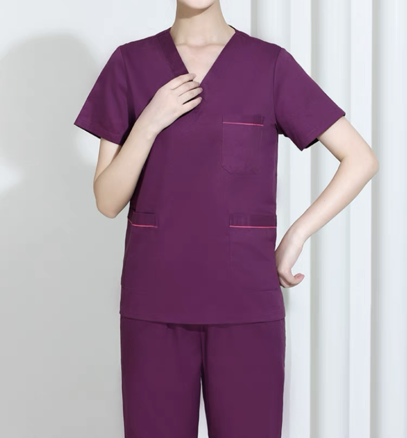 Nightingale Korean version of men's and women's surgical gowns, hand-washing clothes, short-sleeved two-piece suits, surgical gowns, hand-washing gowns, isolation gowns