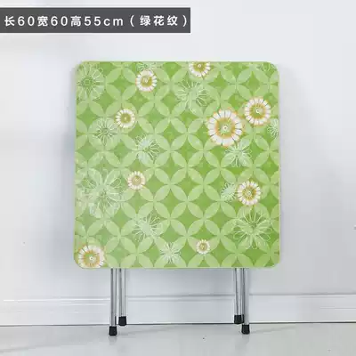 Square dining table Simple foldable small apartment household dining table 2 people 4 simple mini space-saving round