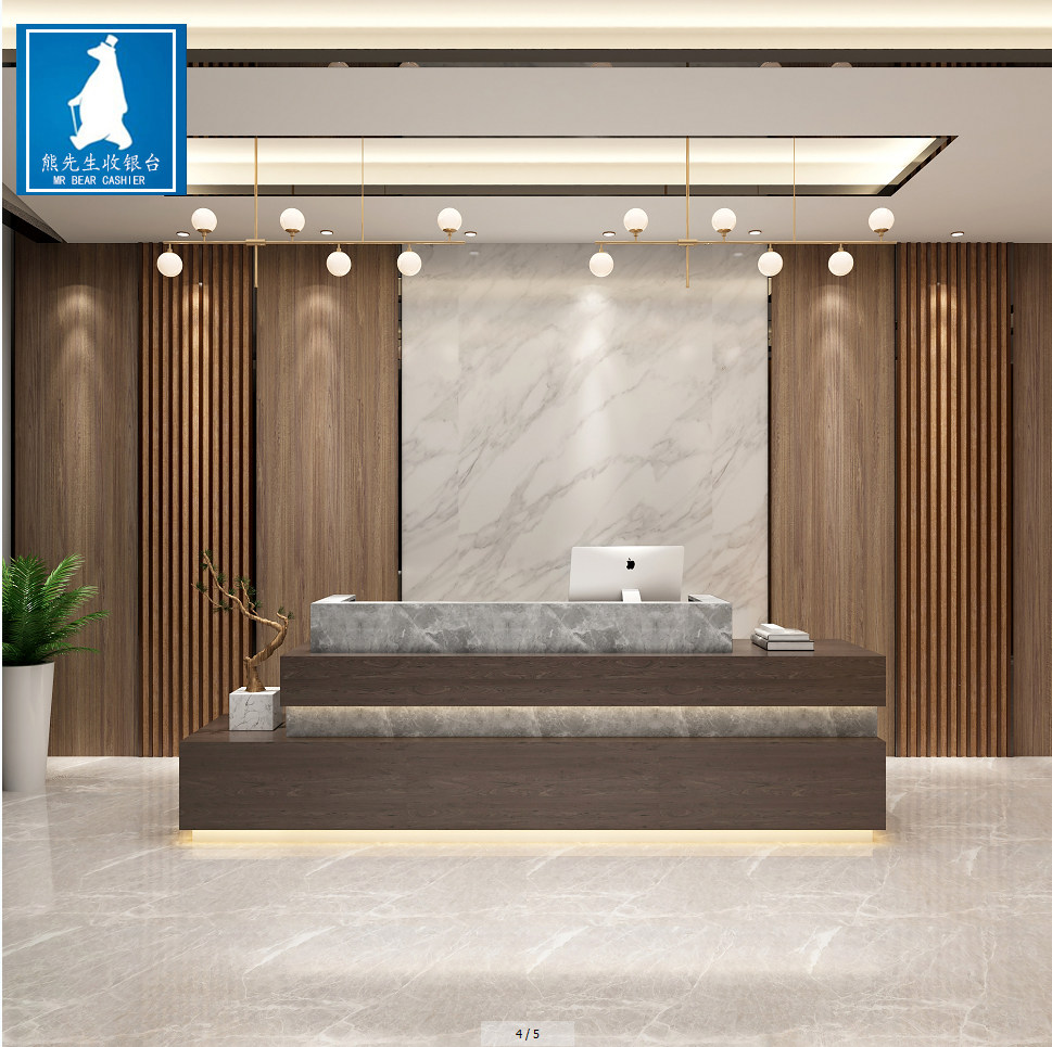 Company front desk Creative office Retro reception desk Hotel sample house Display center Beauty salon Welcome desk Cashier customization