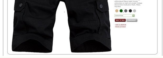 Mùa hè dụng cụ quần short nam mùa hè giản dị nhiều túi nam cotton mỏng cộng với phân bón cộng với quần short đi biển béo quần đùi nam