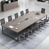 Conference table long table simple modern training negotiation reception bar work desk desk conference room table and chair combination
