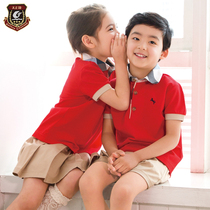  Kindergarten garden clothes Summer clothes short-sleeved childrens class clothes sportswear cotton primary school school uniforms summer suit College style