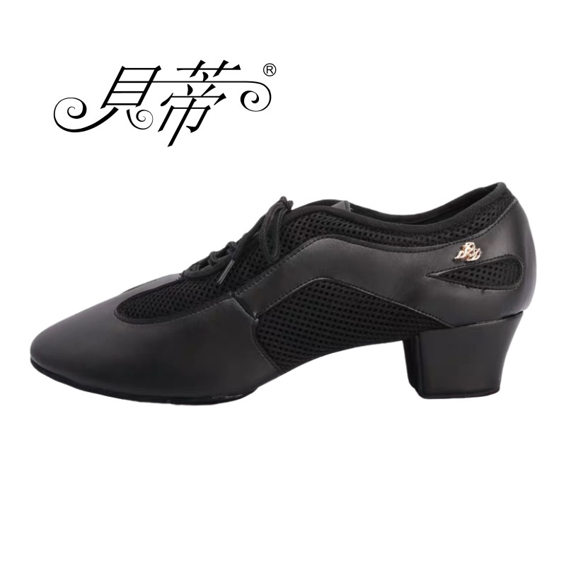 Betty Latin dance teacher shoes AM-3 adult high heel dance shoes male and female national standard dance modern dance soft-bottom practice shoes