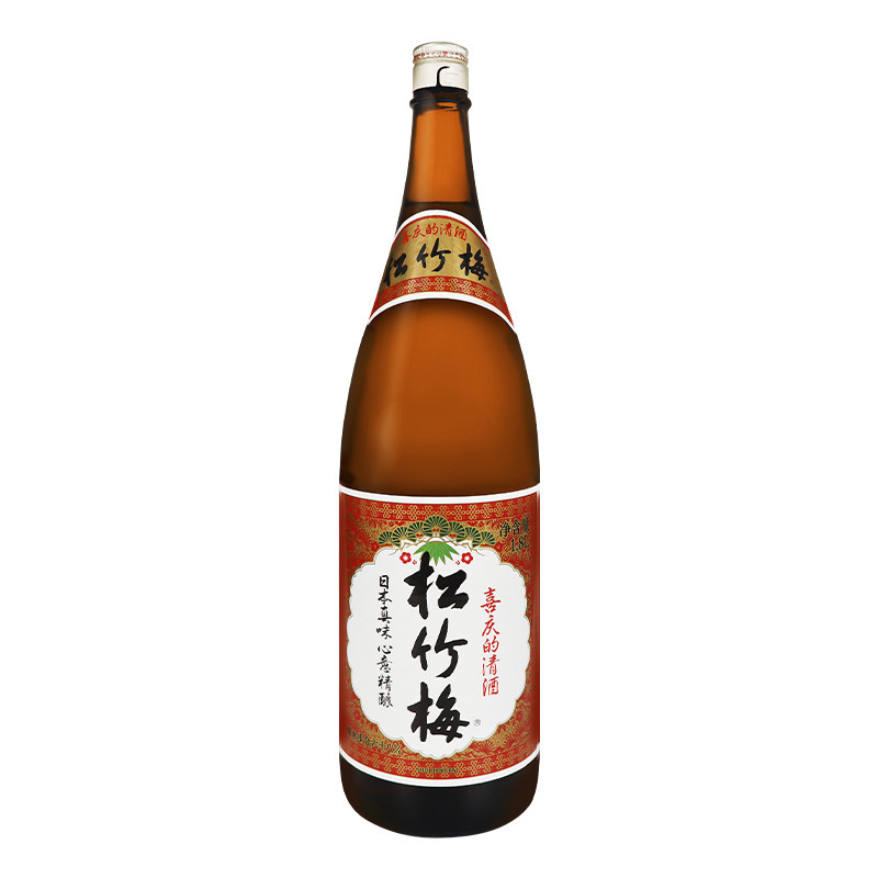 松竹梅清酒:日式风味的极致享受,1.8L大容量辛口包邮,你值得拥有!-清酒-淘宝百科网
