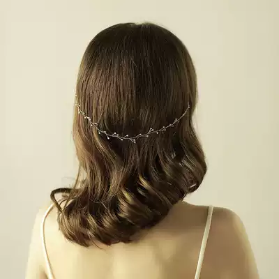 O809 Ultra-small beads bride hairband handmade sweet and simple bridesmaid hair accessories Wedding dress makeup