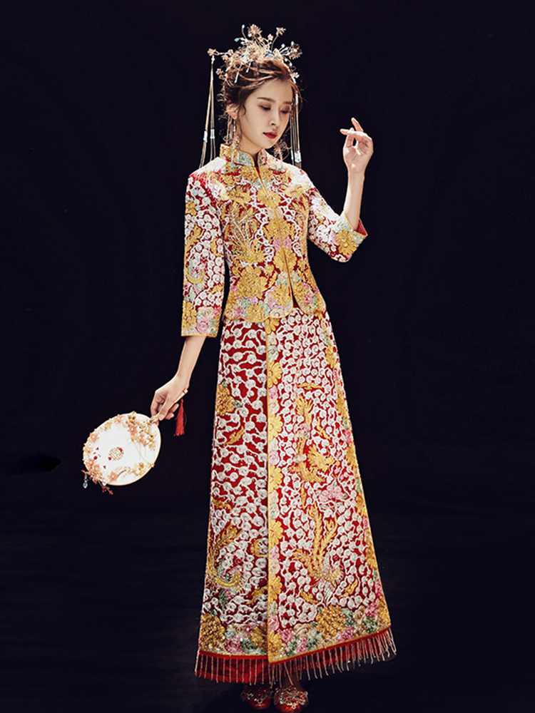 S+Rent after the gold embroidery gown   + $26.40 