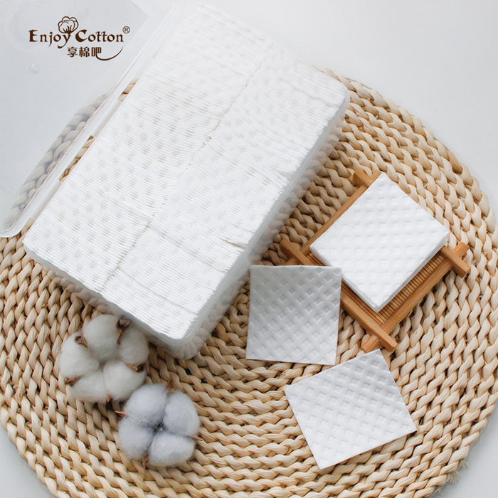 Enjoy Cotton Bar Massage Makeup Cotton Women's Pure Cotton Makeup Remover Cotton Thickened Disposable Nail Removal Cotton 250 Pieces - Taobao