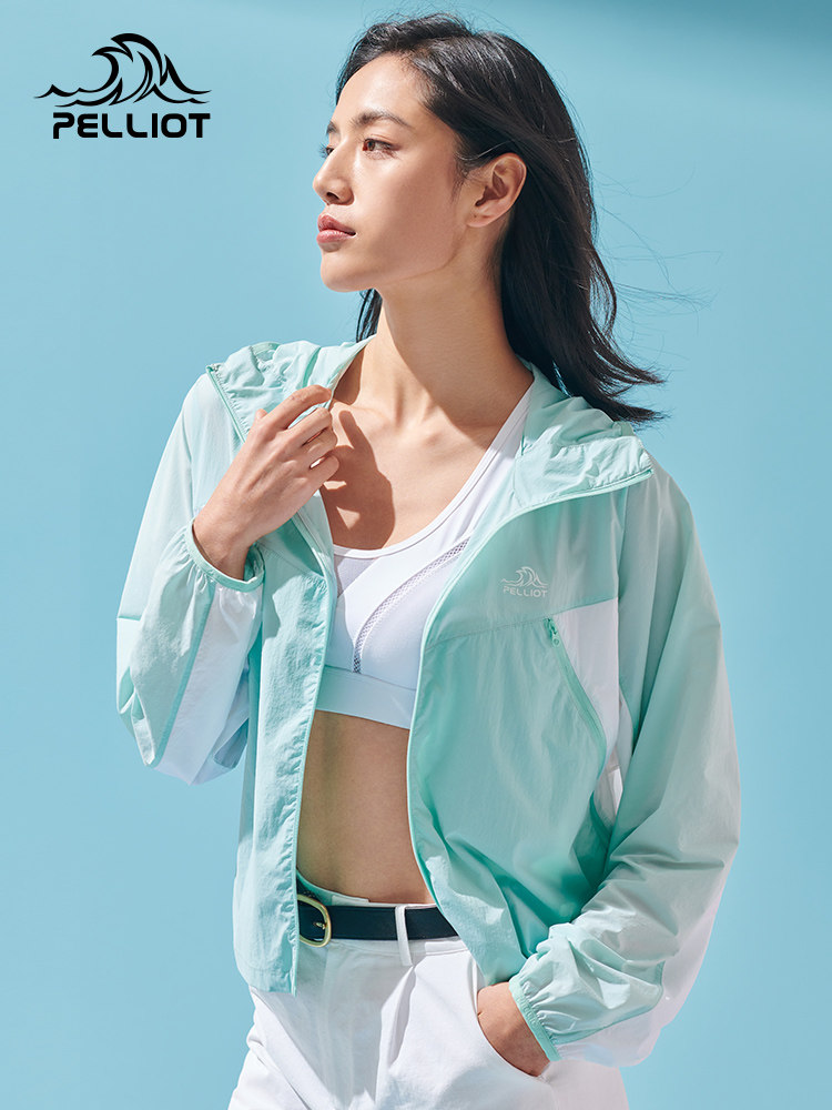 Berch And Zero Sense Sunscreen Woman New Summer Ultrathin Breathable Bat Cuff Sunscreen Resistant UV Skin Coat