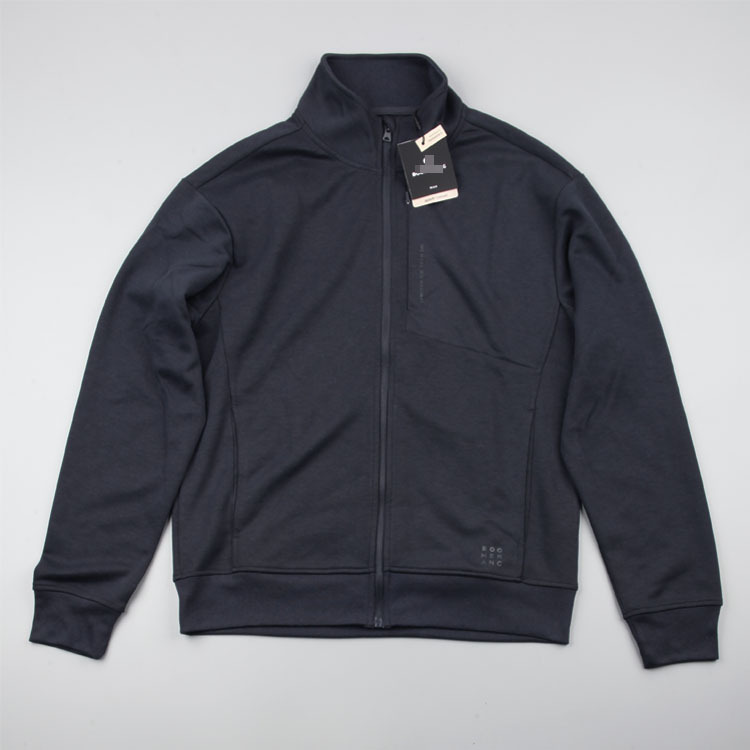 Foreign Trade Oudan 50 Euro Men's Zip-Up Sports Jacket, Small Stand Collar, Three Pockets, Elastic Jacket 500g