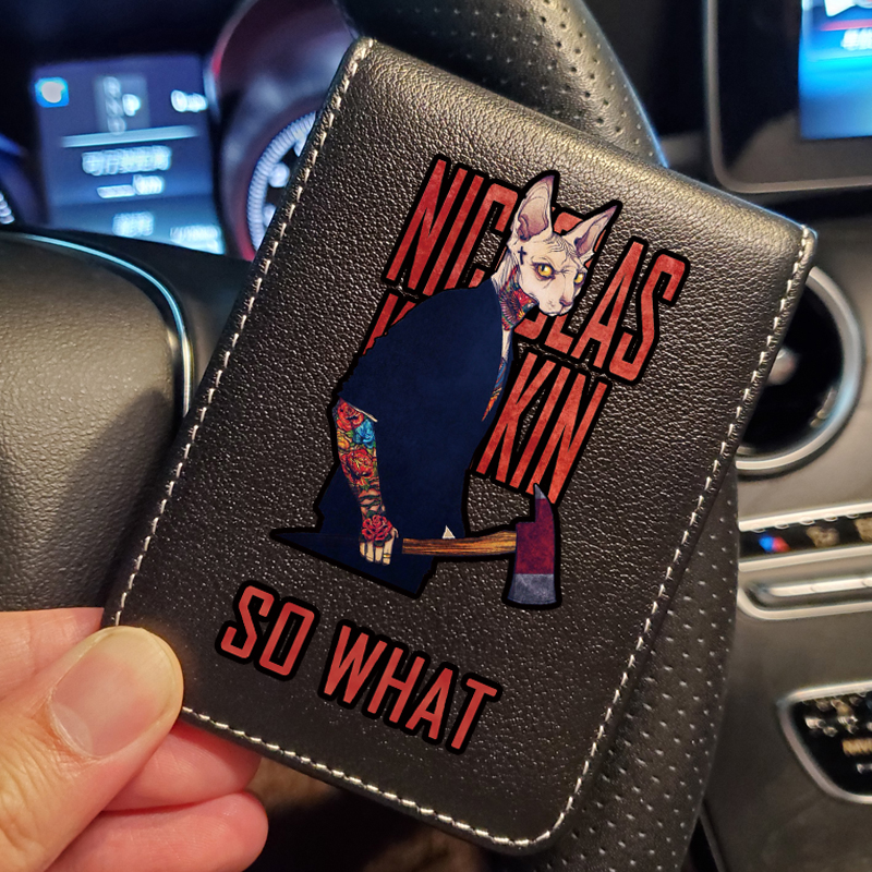 Personality Creative Tide Card Driving License Driving License Leather Sleeve Two-in-one Package Document Bag Ultrathin Men and Men