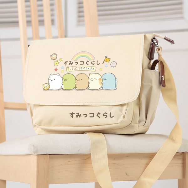 Perimeter Japan Cute Cartoon Student School Bag Single Shoulder Bag Inclined Satchel Girl Campus Day Department Junior High School