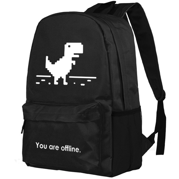 Google IT madman peripheral programmer teenage Middle School schoolbag backpack men and women Tide brand luminous light
