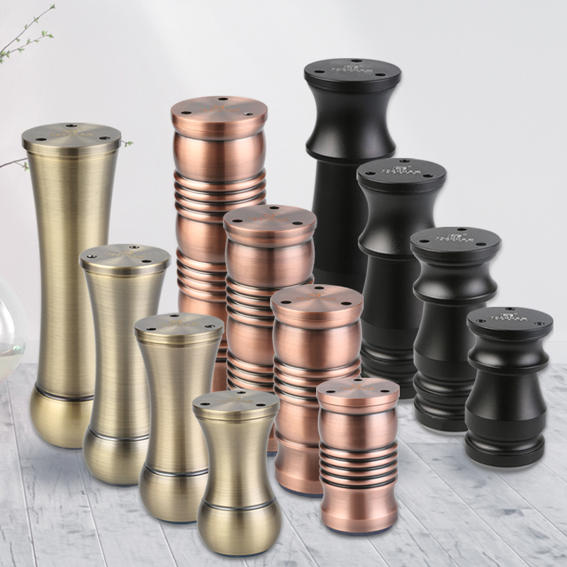 Aluminum alloy adjustable cabinet feet Bathroom cabinet feet support legs TV coffee table feet European furniture feet Metal table legs
