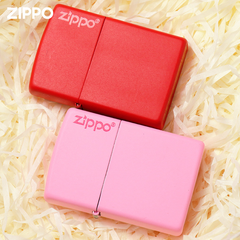 Lighter Zippo Genuine Original Dress Zp Lighter Zippo Men's Matt Lacquer Logo Zipoo Lettering Zppo 