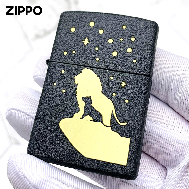Zippo Lighter Official Flagship Genuine to guard Zippo Lighter Lion Kerosene Windproof Men Custom Gifts 