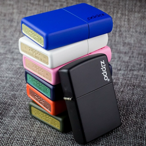 Играя более легкое Zippo подлинное оригинальное подлинное ZP Ligher Zippo Men's Dump Paint Logo Logo Zipoo Gruvo Zppo