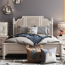 American childrens bed Boy single beds 1 35 m Childrens room furniture Soft bunk beds 1 2 m girls bed teenagers