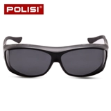 Поляризованные солнцезащитные очки для близорукости для мужчин, большие размеры, специальные солнцезащитные очки с зажимом для вождения, можно использовать с очками для близорукости для женщин