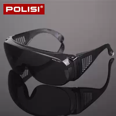 Professional electric welding glasses laser goggles anti-infrared anti-wind sand splash industrial polishing labor protection goggles