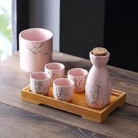 Rượu sake theo phong cách Nhật Bản đặt bộ rượu vang gia đình ly rượu ấm hơn nhà hàng ly rượu lẩu - Rượu vang