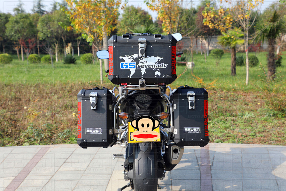 Bảy hộp bảy bên cho Honda CB500X thép không gỉ bảo vệ bội thu - Xe gắn máy phía sau hộp thùng đựng đồ xe máy honda