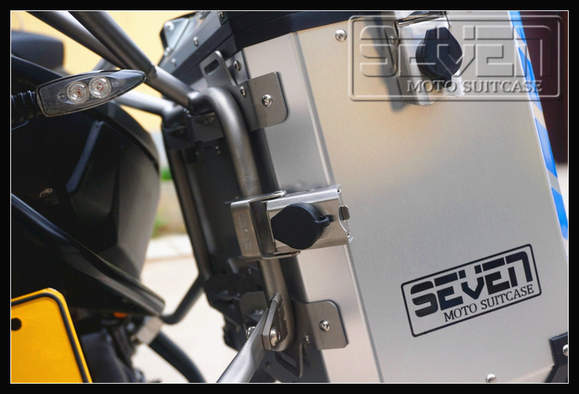 Bảy hộp bảy bên BMW BMW BMW F800GS hộp bên BMW 700GS hộp bên nhôm hộp / hộp phía - Xe gắn máy phía sau hộp mua thùng sau xe máy