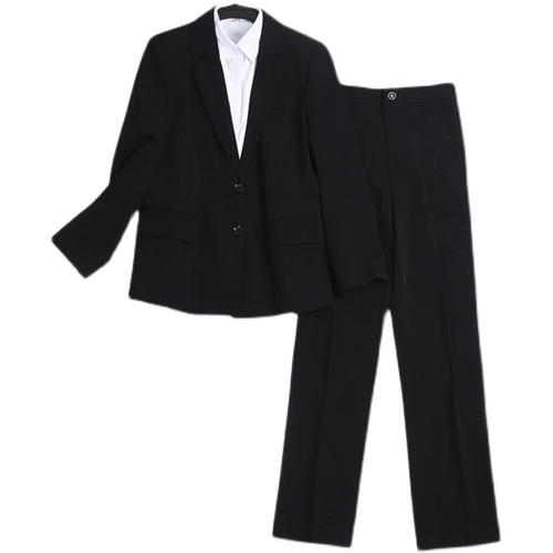 Осенний пиджак классического кроя, комплект для школьников, костюм, подходит для студента, городской стиль, свободный крой