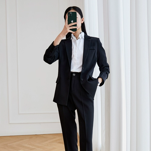 Классический костюм, комплект, пиджак классического кроя, модная рабочая куртка