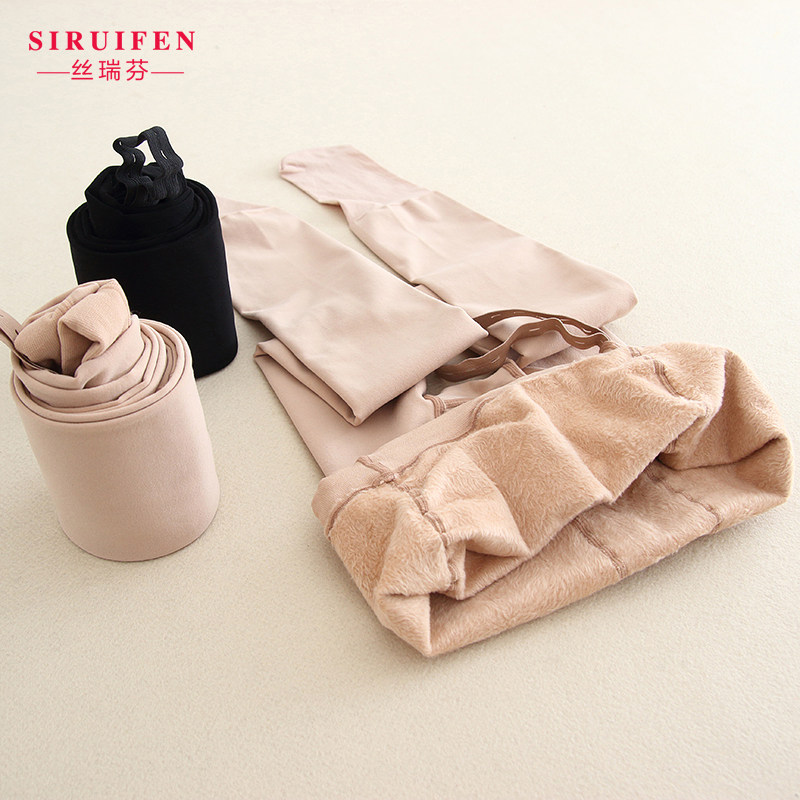 Spring and autumn and winter thin velvet 680D pregnant women inside tights thickened and velvet pregnant women stockings Pregnant women tights to the abdomen