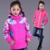 Quần áo trẻ em nữ mùa đông 2018 mới cho trẻ em lớn có thể tháo rời dày cộng với áo khoác ba trong nhung áo khoác chống nắng trẻ em Áo khoác